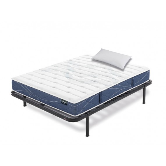 Colchón Multielastic Flex y somier con almohada
