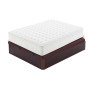 Pack canapé de madera y colchón Eternity Pocket Supreme 16 con almohada wengué