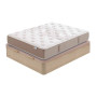 Pack canapé de madera y colchón Ensacado Visco Supreme Flex con almohada roble