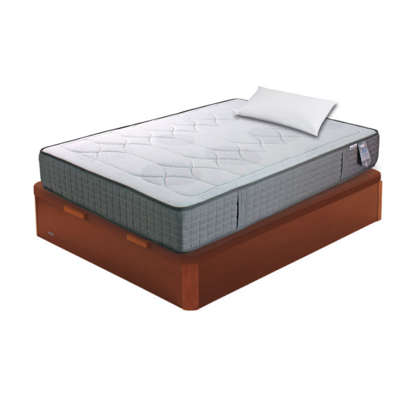 Pack Colchón Extrafirme Slaap + Canapé Abatible Madera 19 Flex + Regalo de Almohada