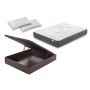 Pack canapé madera 19 y colchón Flex Garbí Visco con almohada