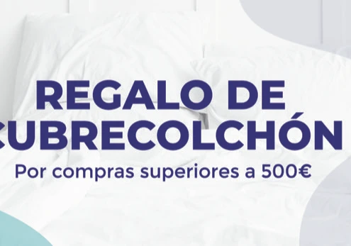 consigue un cubre colchon de aloe vera con la compra de tu colchon o pack