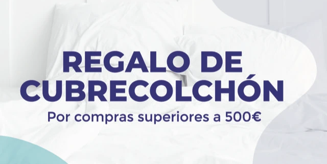 consigue un cubre colchon de aloe vera con la compra de tu colchon o pack