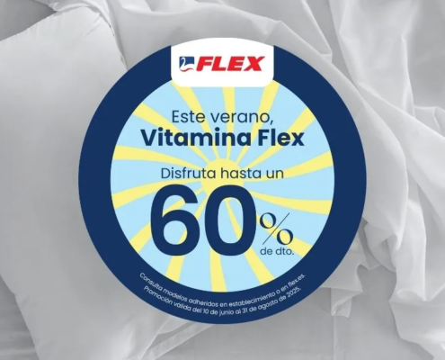 Rebajas 60% descuentos en colchones Flex en Colchones Vela